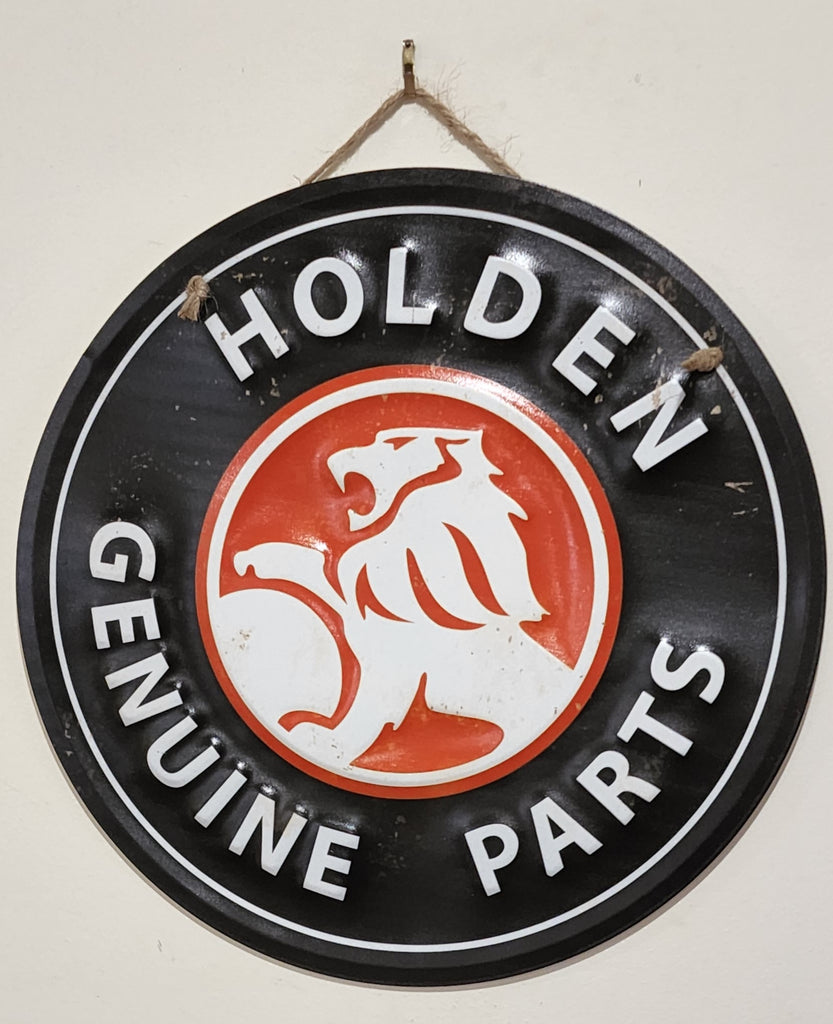 Retro decorative plate HOLDEN PARTS embossed approx 33 x 33 cm