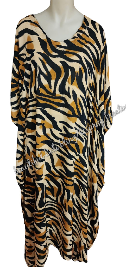Kaftan, FULL LENGTH 4XL Suit to size 24, animal print #7