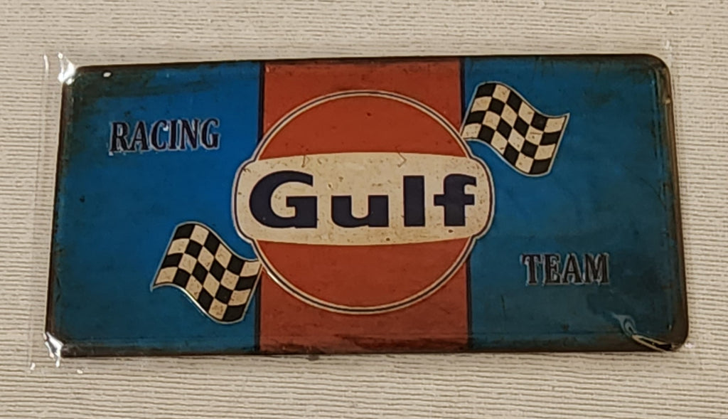 Magnet GULF RACING TEAM 12 x 6 cm approx #2160