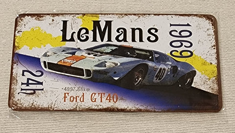 Magnet LE MANS 1969 12 x 6 cm approx