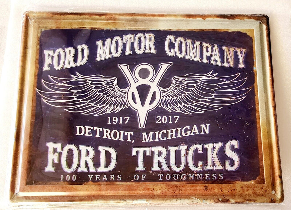 Decorative plate, FORD TRUCK LOGO Retro approx 30cm x 40 cm #0567