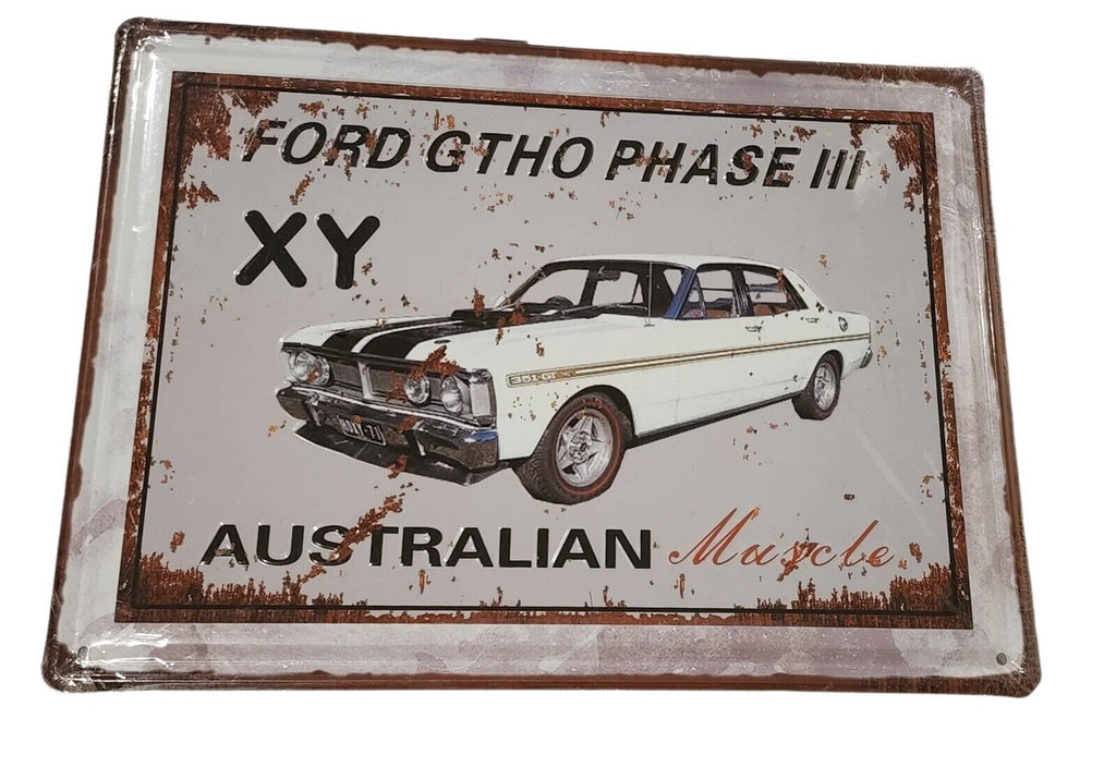 Decorative plate, FORD GTHO PHASE III Retro approx 30cm x 40 cm #0565