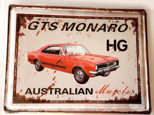 Decorative plate,  MONARO GTS HG Retro approx 30cm x 40 cm #0551