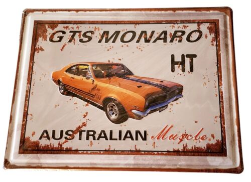 Decorative plate, MONARO GTS HT Retro approx 30cm x 40 cm #0539