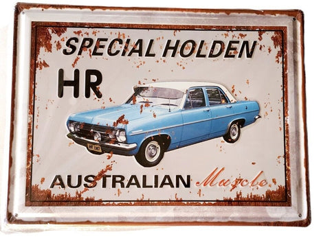 Decorative plate,HOLDEN SPECIAL HR  approx 30cm x 40 cm #0547