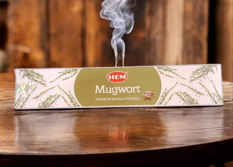 HEM Brand Incense Sticks MUGWORT  Rectangle 15g