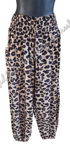 Harem pants Full length Animal Print XXXXXL  suit 20-24 clothing (#20)
