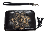 Leather purse range approx 17.5 cm x 11.5 cm