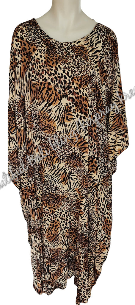 Kaftan, FULL LENGTH 4XL Suit to size 24, animal print (#16)