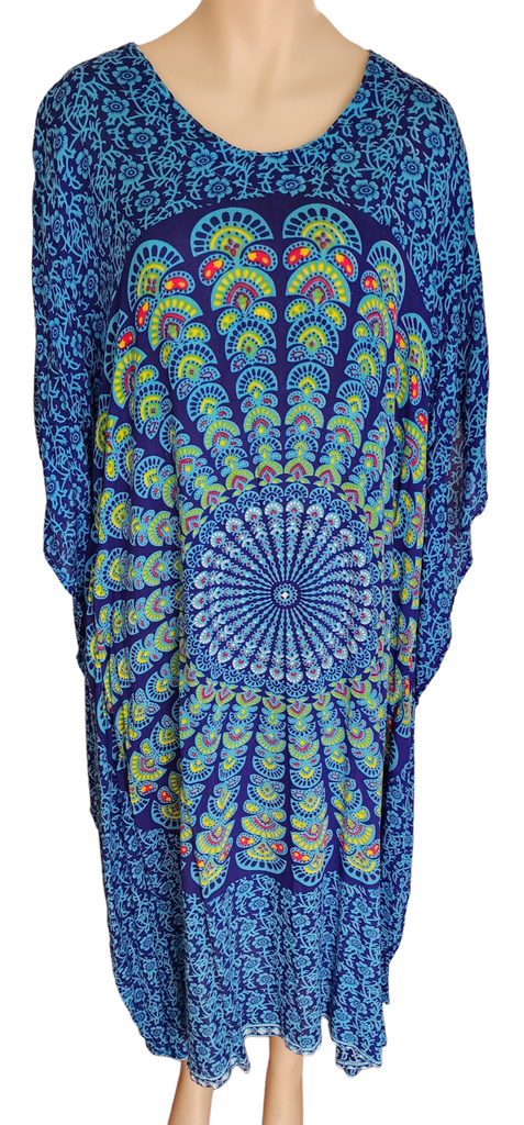 Kaftan, FULL LENGTH 4XL Suit to size 24, mandala (#18)