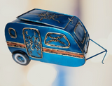 Mosquito coil holder caravan NEW blue