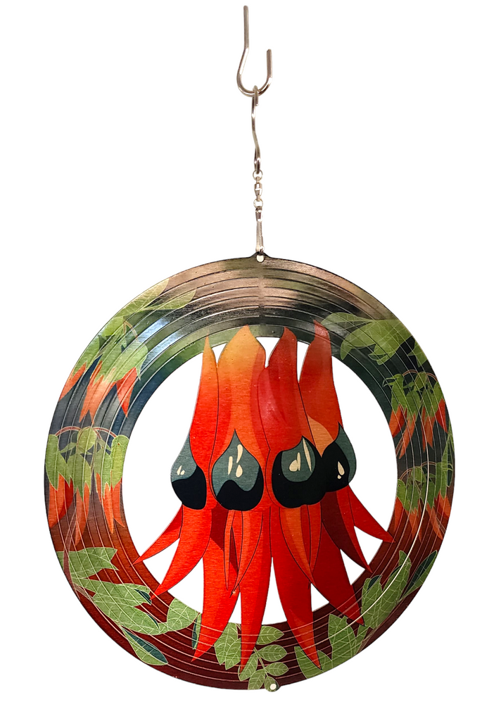 Windspinner , Sturt Desert Pea. approx 26cm