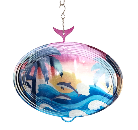 Windspinner , Sunrise Dolphin approx 30cm