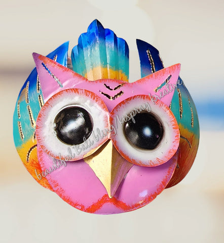 Mosquito coil holder owl pinks