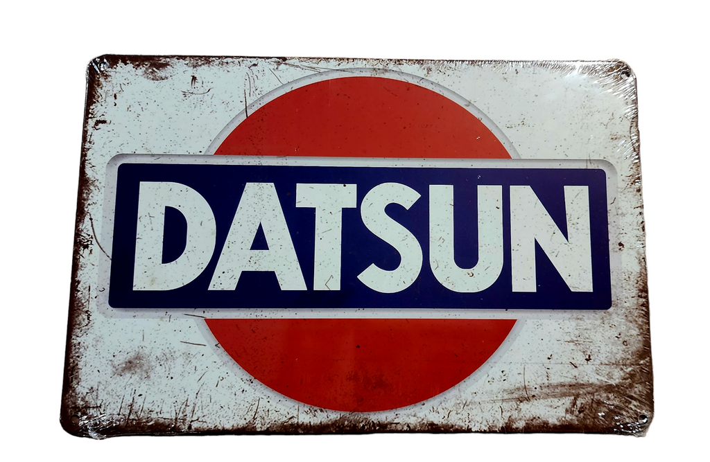 Decorative plate, DATSUN Retro approx 30cm x 20 cm #0439