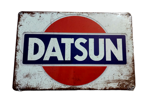 Decorative plate, DATSUN Retro approx 30cm x 20 cm horizontal