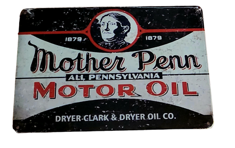 Decorative Mother Penn Motor oil Retro plate,  approx 30cm x 20cm