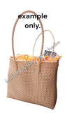 Jali Bag XXL & bonus tassle Approximate size base 40x20cm  height 33/34cm