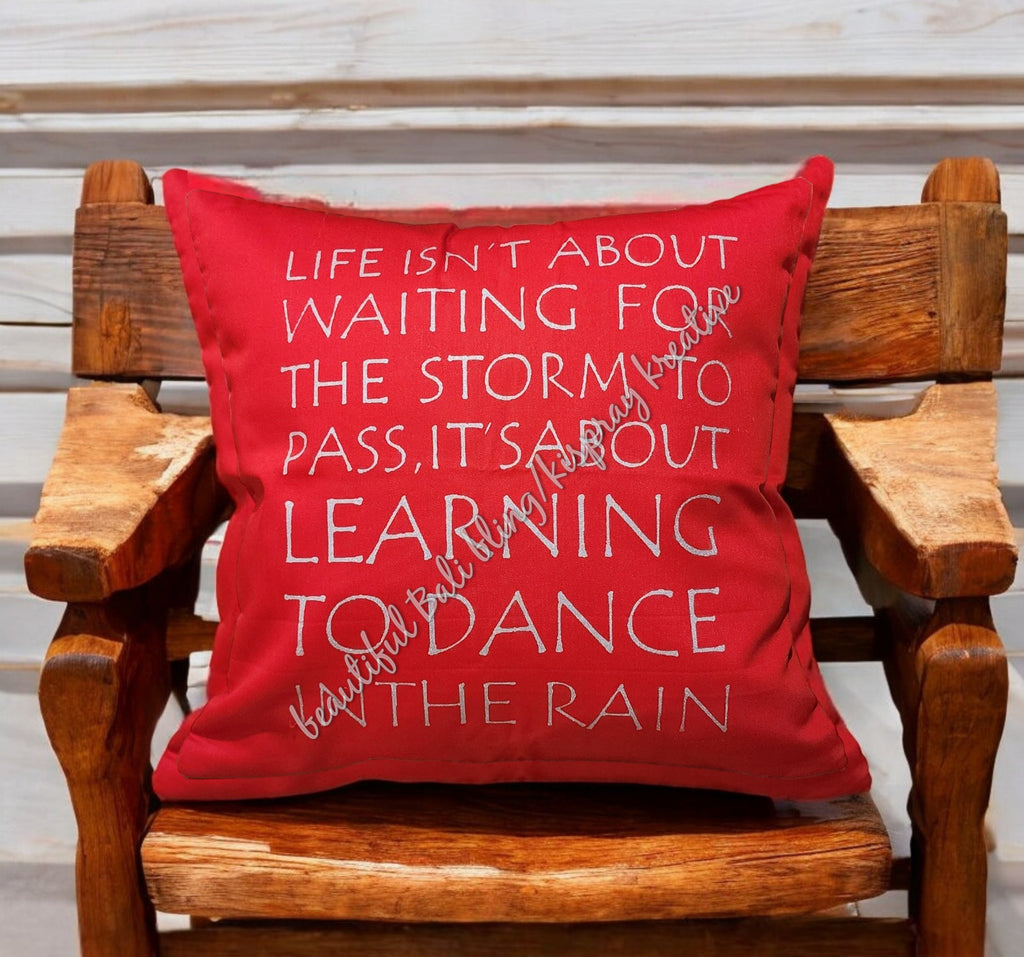 Cushion cover, dance  approx 40 cm x 40 cm #2048