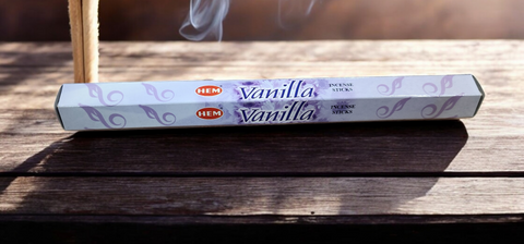 Incense HEM Brand Incense Sticks VANILLA 20 sticks per pack Hexagonal