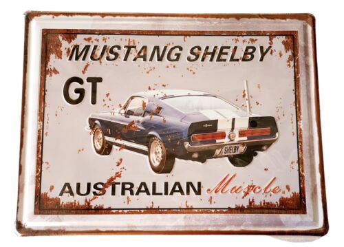 Decorative plate, MUSTANG SHELBY  approx 30cm x 40 cm #0528