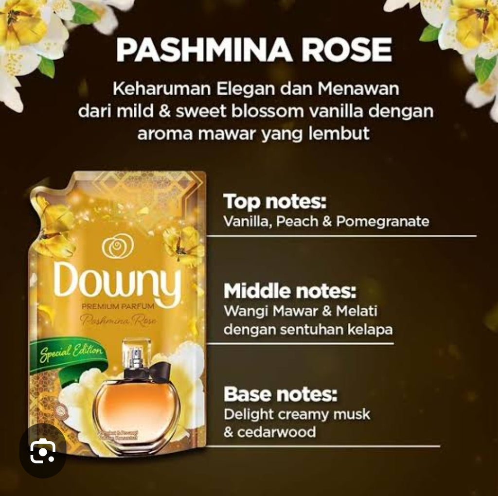 BULK BUY Downy  PREMIUM PARFUM PASHMINA ROSE softener 550 ml  NEW (#42)