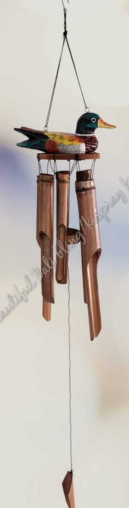 Bamboo DUCK windchimes 100 cm full length