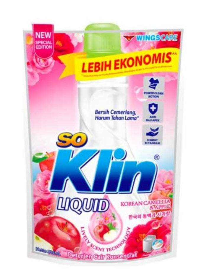 So Klin Korean Camellia & Apple LIQUID Detergent 720 g (#30)