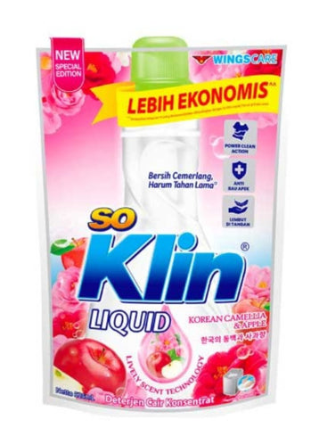 So Klin Korean Camellia & Apple LIQUID Detergent 720 g (#33)