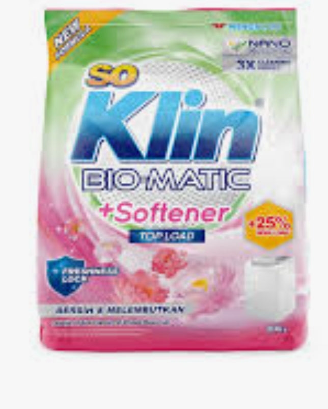 So Klin BIO - MATIC top LOADER POWDER Detergent 800g (#39,40 e)