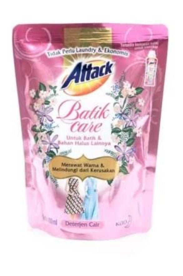 Attack BATIK CARE LIQUID Detergent 400ml POUCH #45