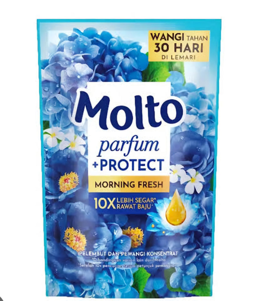 BULK BUY Molto blue softener Perfum & Protect Morning Fresh 6 x 18ml Buy 10 receive 11 (#13e)