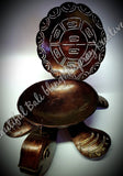 Mosquito coil holder crab bronzy with lines #2117