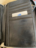 Leather purse range approx 17.5 cm x 11.5 cm