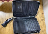 Leather purse range approx 17.5 cm x 11.5 cm