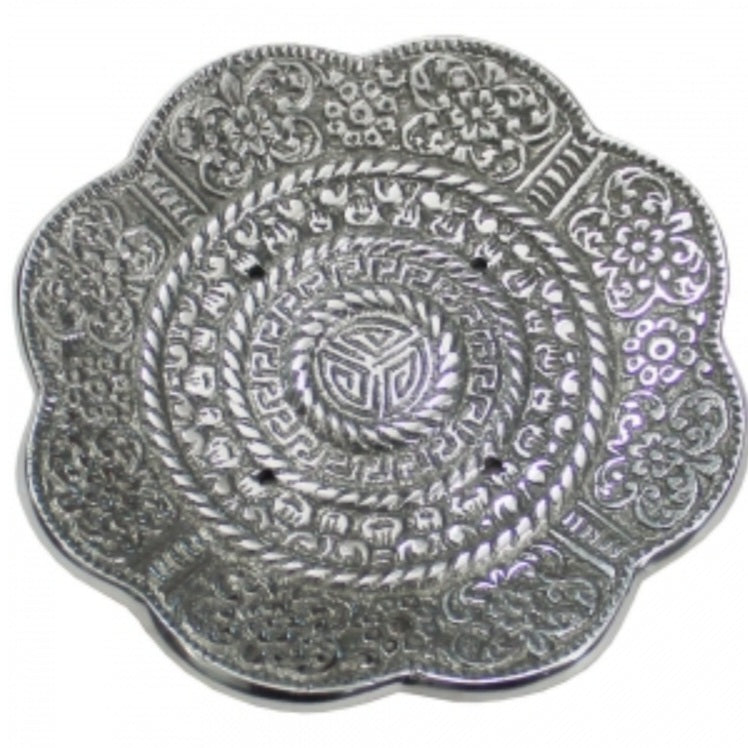 Mandala Lotus Aluminium Incense Holder