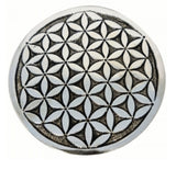 Mandala Lotus Aluminium Incense Holder 11cm