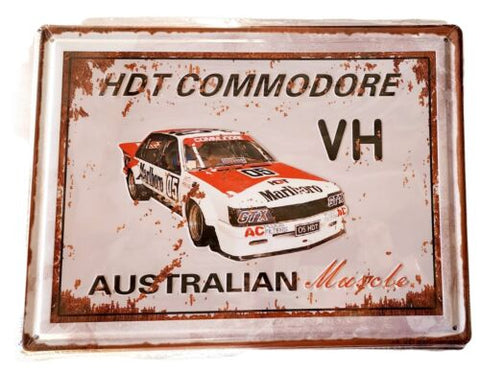 Decorative plate, COMMODORE VH Retro  approx 30cm x 40 cm #0545