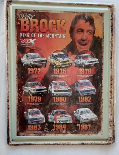 Decorative plate, PETER BROCK, KING OF THE MOUNTAIN Retro approx 30cm x 40 cm