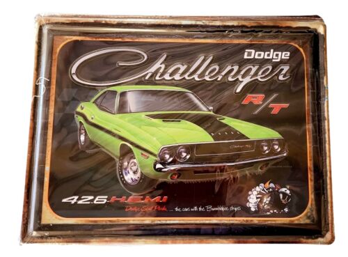 Decorative plate, DODGE CHALLENGER Retro approx 30cm x 40 cm