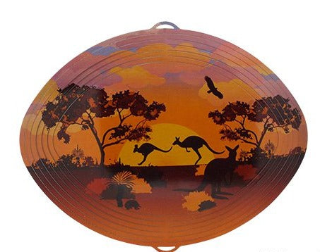 Windspinner ,Outback Sunset  approx 30cm