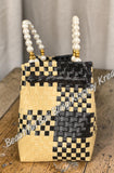 Jali Bag pearly handle Approximate size 28cm x 20cm x 16 cm