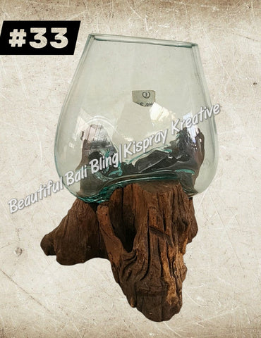 Glass  melt bowls #33