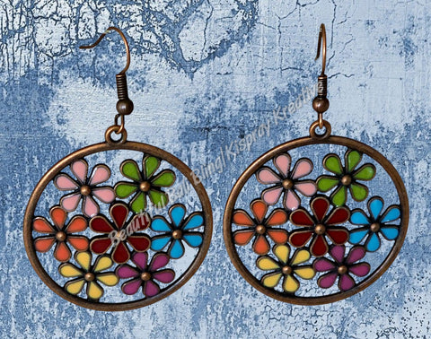 BOHO Earrings #12 complete length approx 5 cm