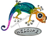 Wall art, Gecko Welcome, 41cm x 31cm