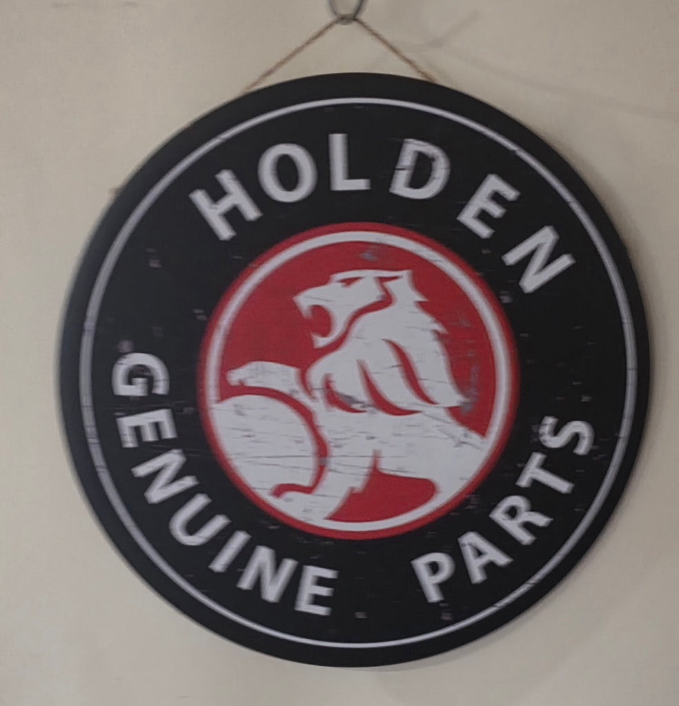 Decorative HOLDEN PARTS Retro plate,  30cm x 30cm #H27