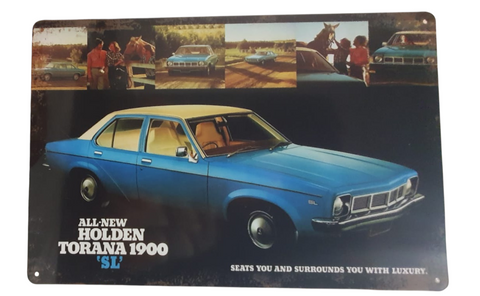 Decorative HOLDEN TORANA SL 1900 Retro plate,  approx 30cm x 20cm #P30