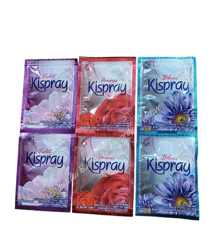 BULK BUY Kispray, MIXED 12 x 6 ml  sachets buy 10 receive 11