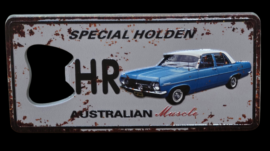 Magnet Bottle opener  HOLDEN SPECIAL HR  12 x 6 cm approx