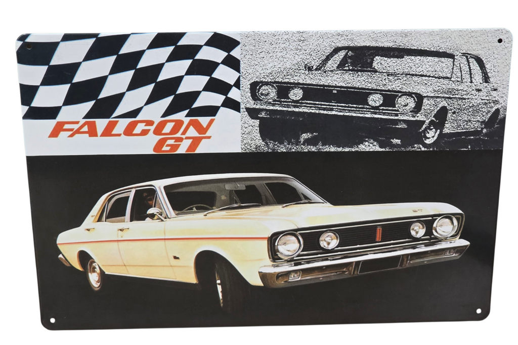 Decorative FORD FALCON GT Retro plate,  approx 30cm x 20cm #P13